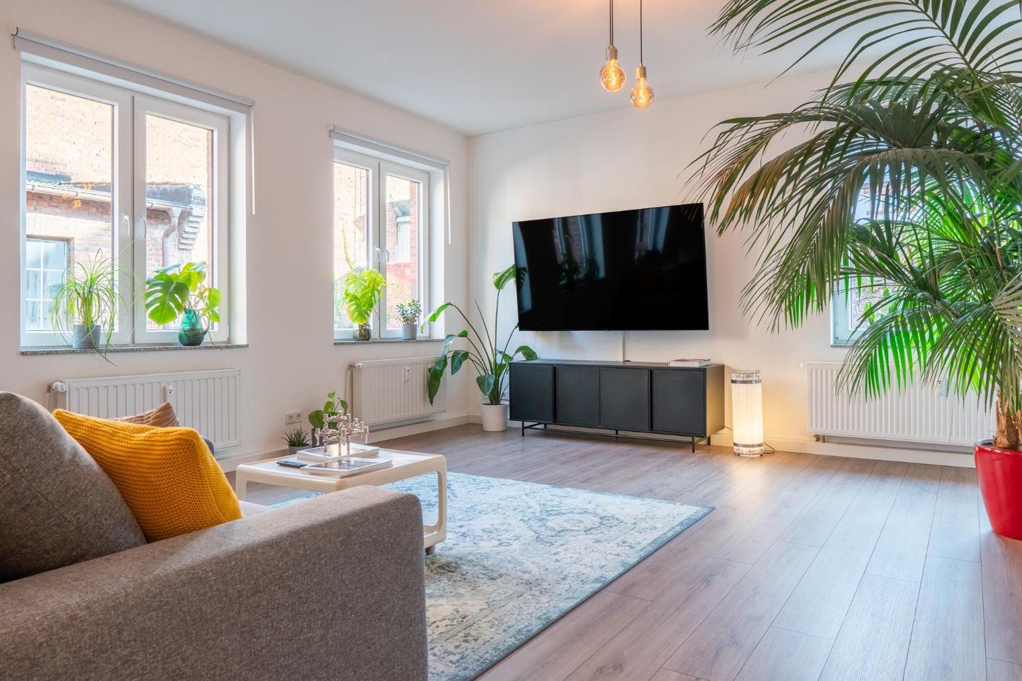 Luxurioeses Apartment, 10Min Innenstadt, Parkplatz Erfurt Eksteriør bilde
