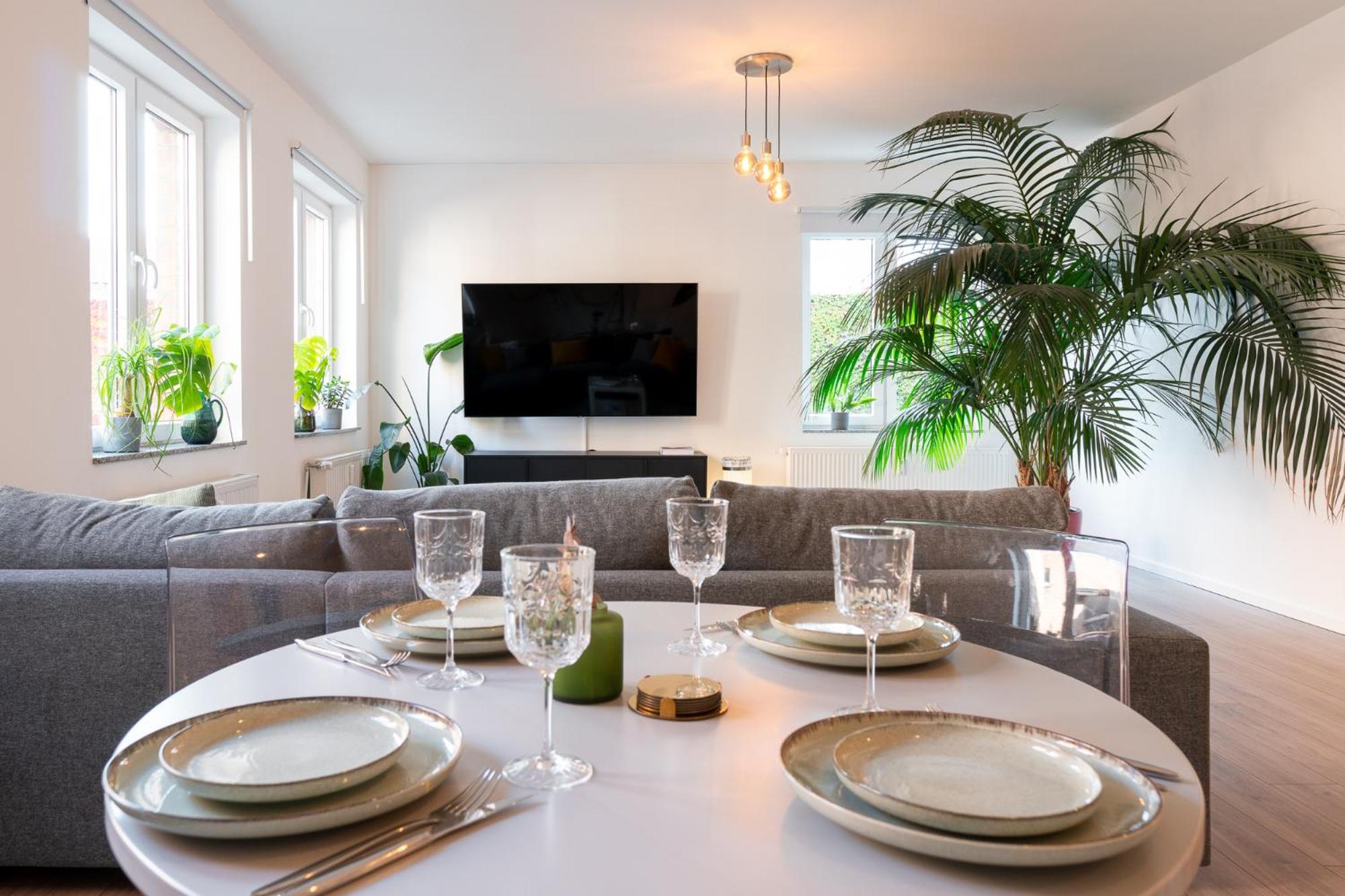 Luxurioeses Apartment, 10Min Innenstadt, Parkplatz Erfurt Eksteriør bilde